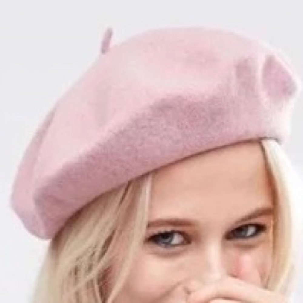 Wool beret hat